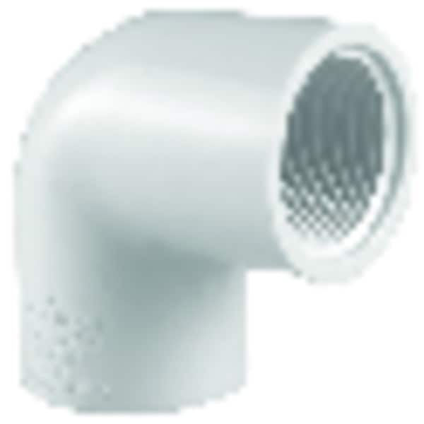 Charlotte Pipe And Foundry Charlotte Pipe Schedule 40 1/2 in. FPT X 1/2 in. D FPT PVC Elbow 1 pk PVC 02302 0600 - main